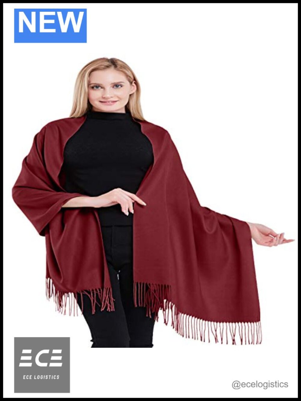 100% Cashmere Shawl Wrap Pashmina Scarf Handmade Nepal